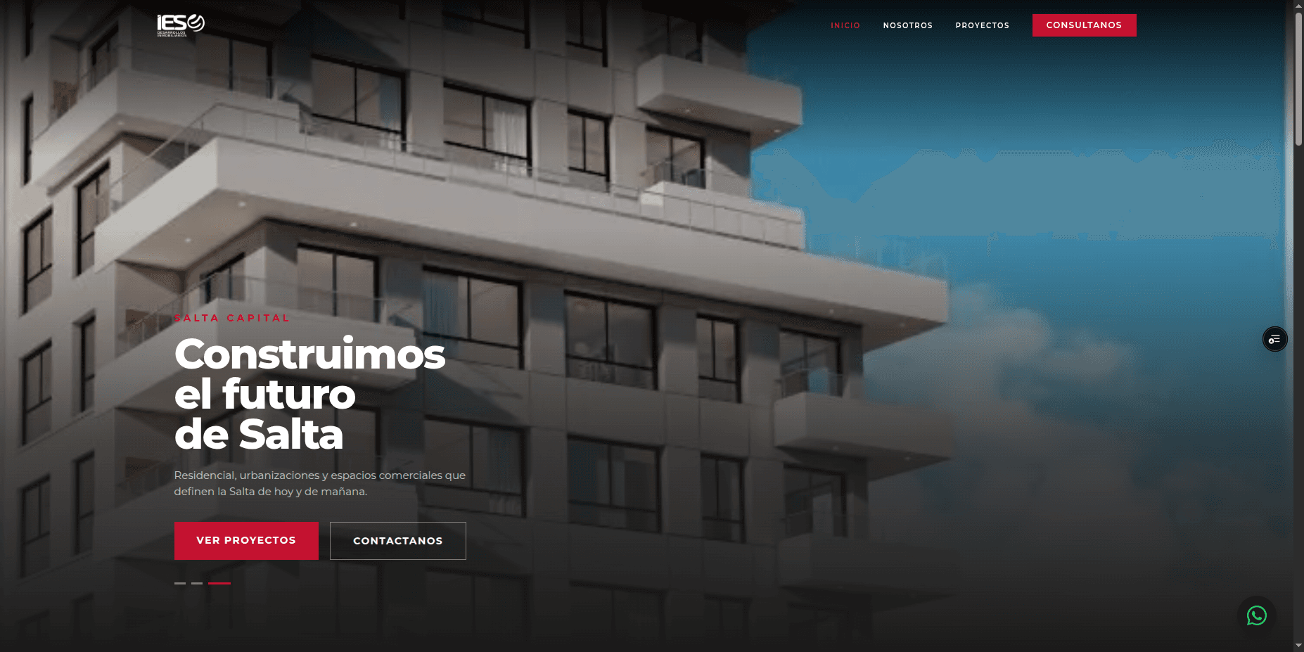 Sitio Corporativo — IES Desarrollos Inmobiliarios — 1